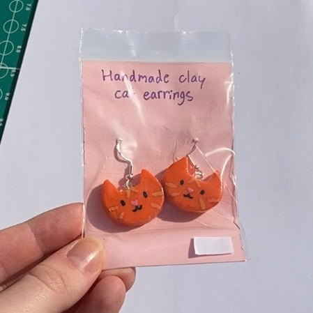 Cat earrings