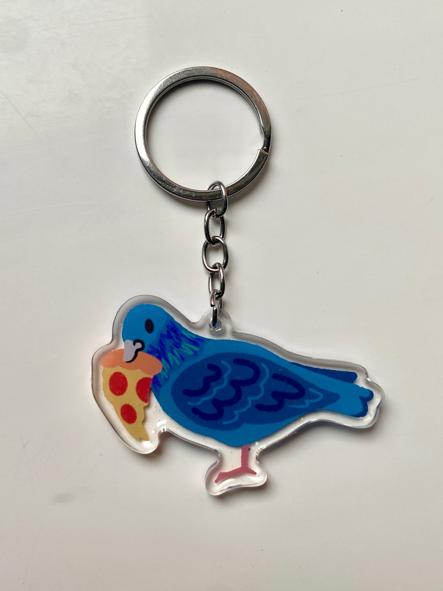 Pigeon Keychain