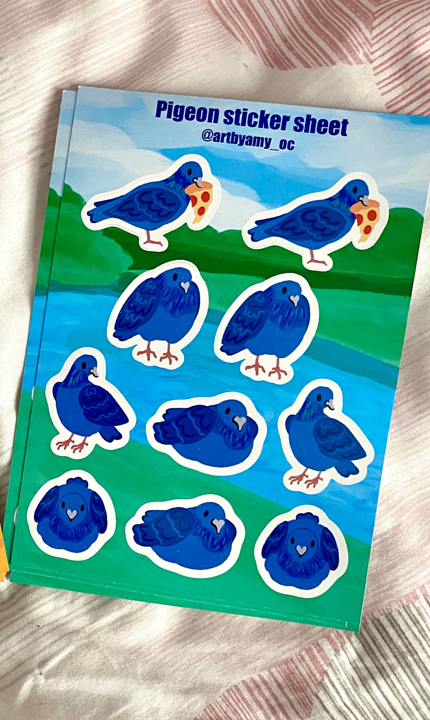 Pigeon sticker sheet