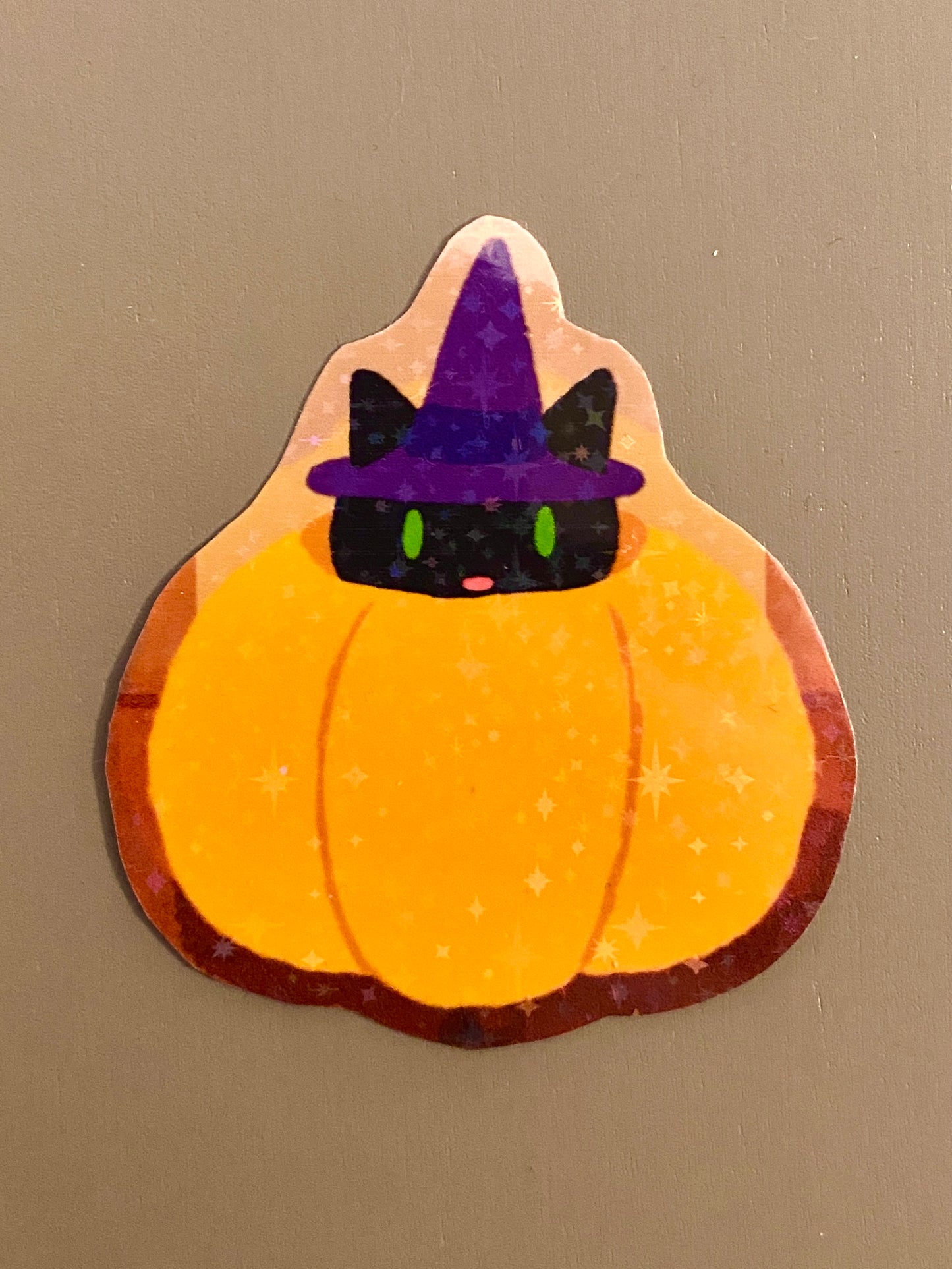 Pumpkin cats sticker