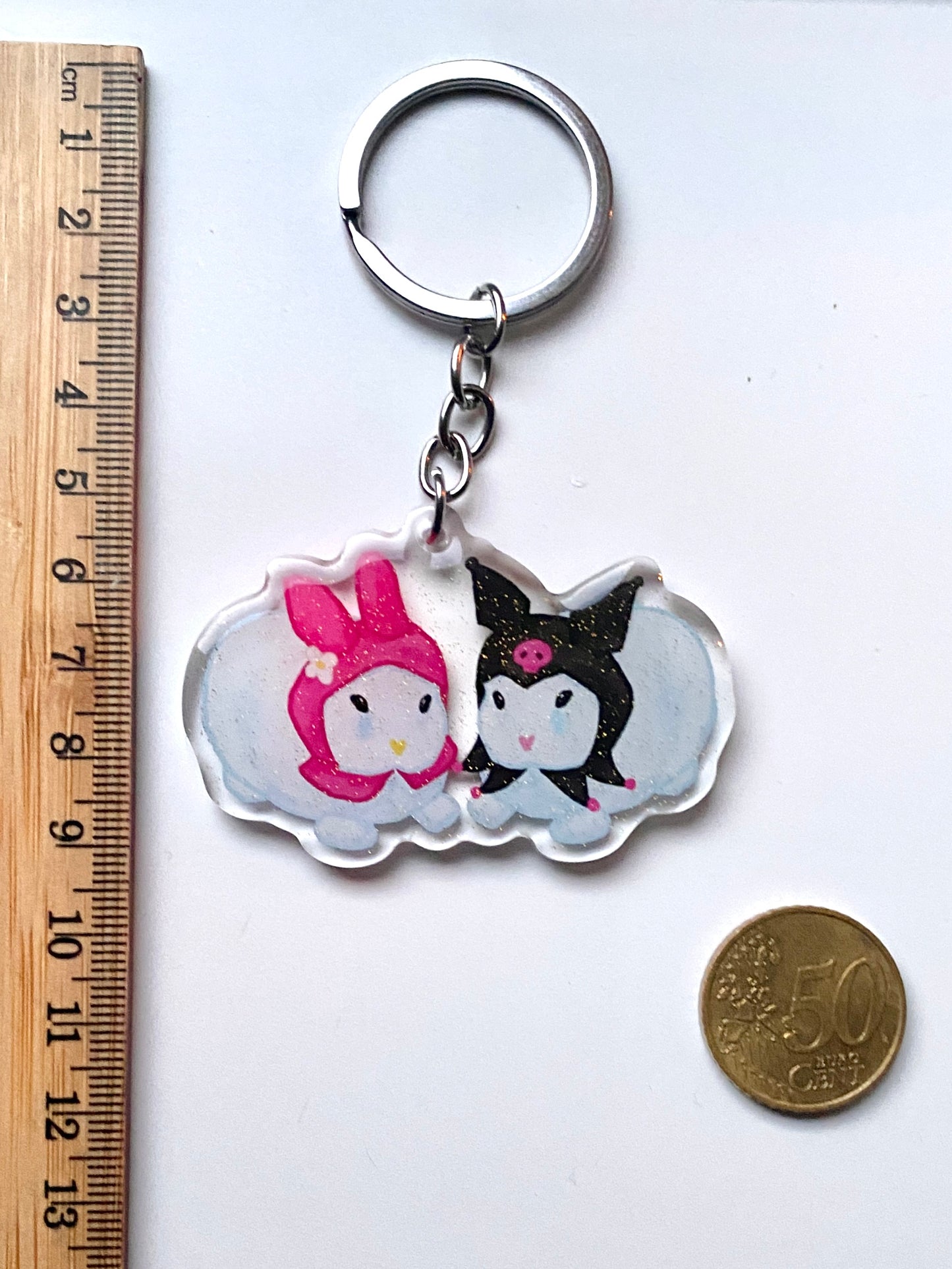 Bunnies Keychain