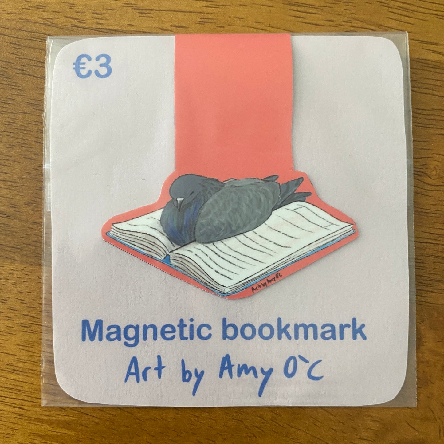 Pigeon magnetic bookmark