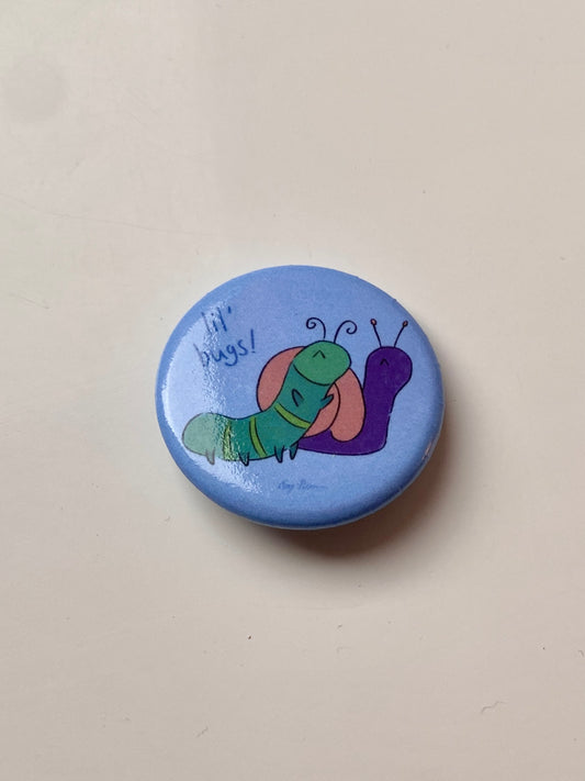 lil’ bugs pin badge - medium