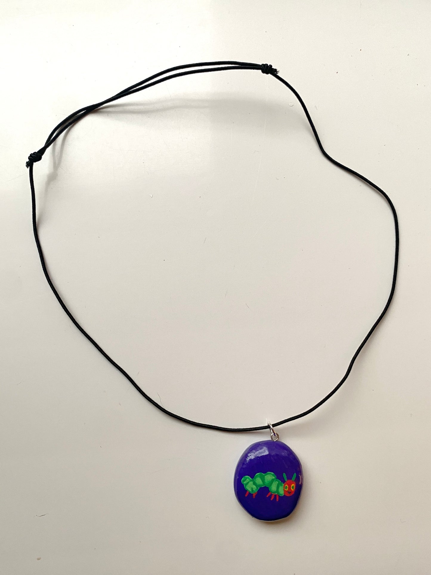Very hungry caterpillar necklace
