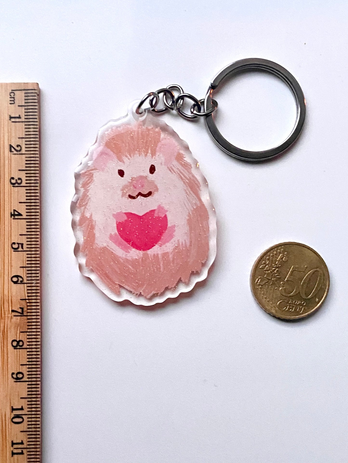 Hedgehog Keychain