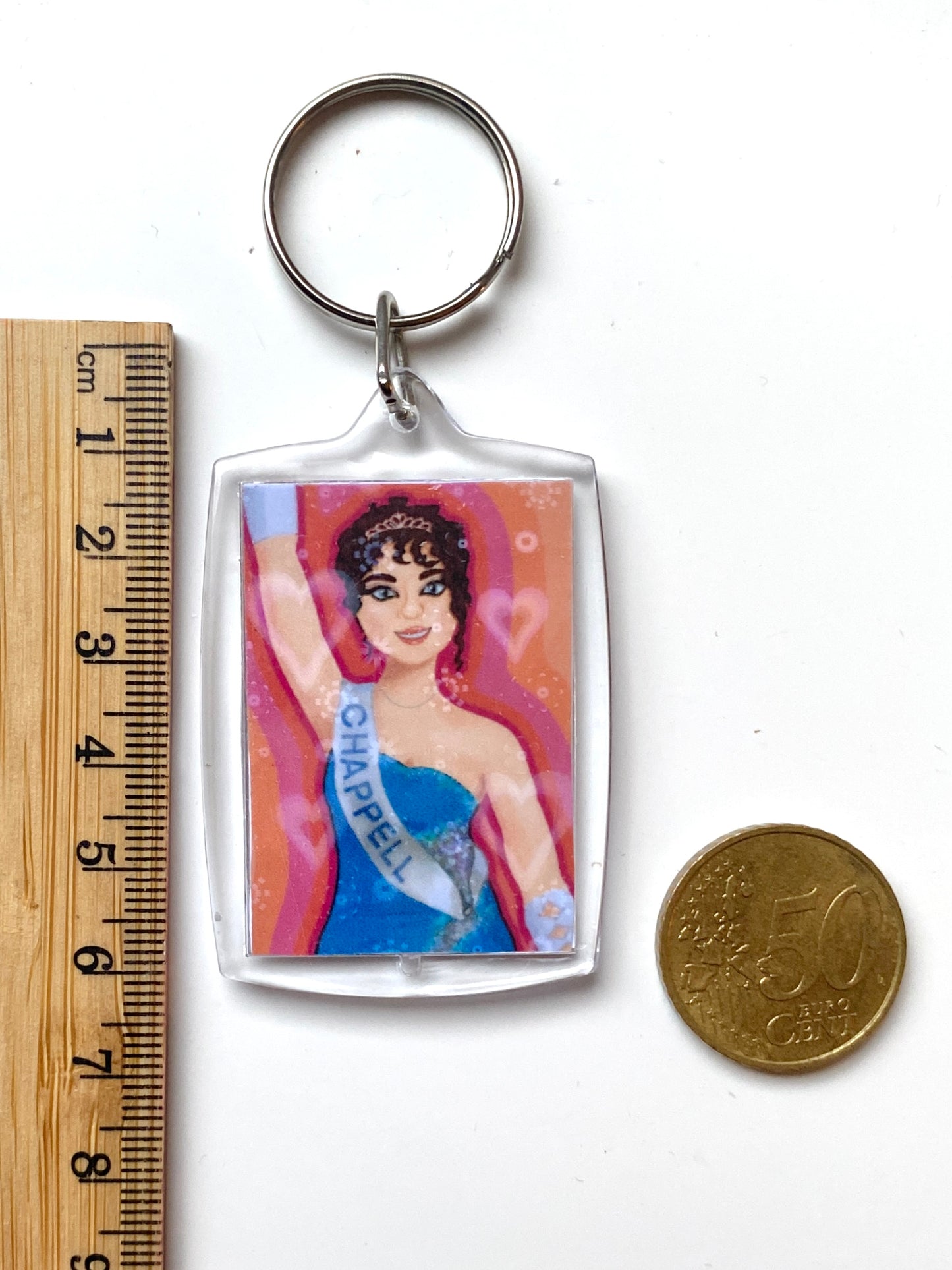 Chappell Roan art print keychain