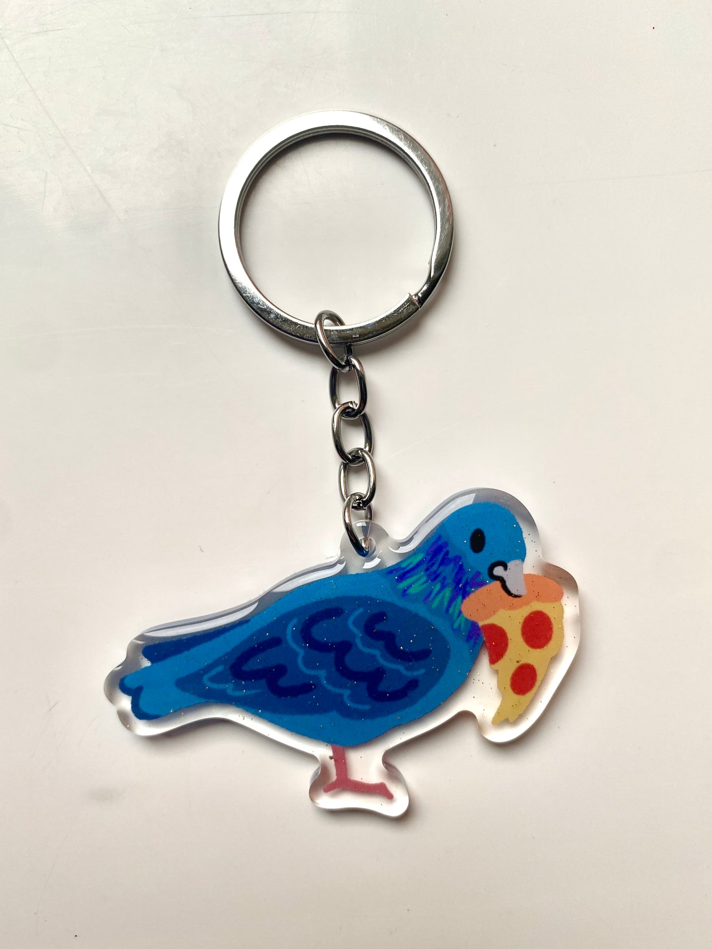 Pigeon Keychain