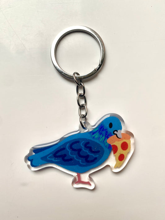 Pigeon Keychain