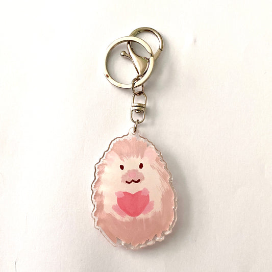 Hedgehog keychain
