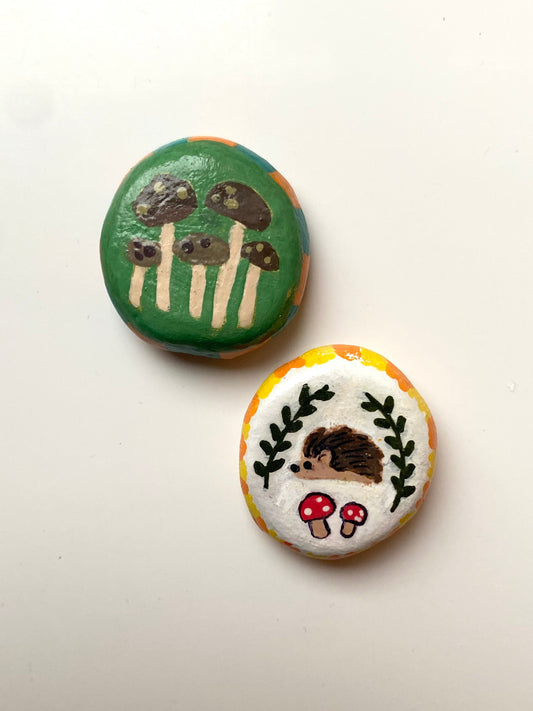 Hand painted autumn magnets