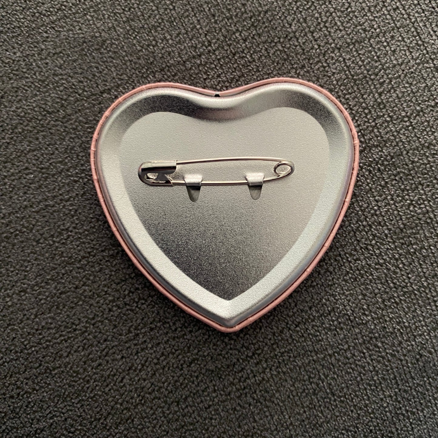 Heart shaped hedgehog badge