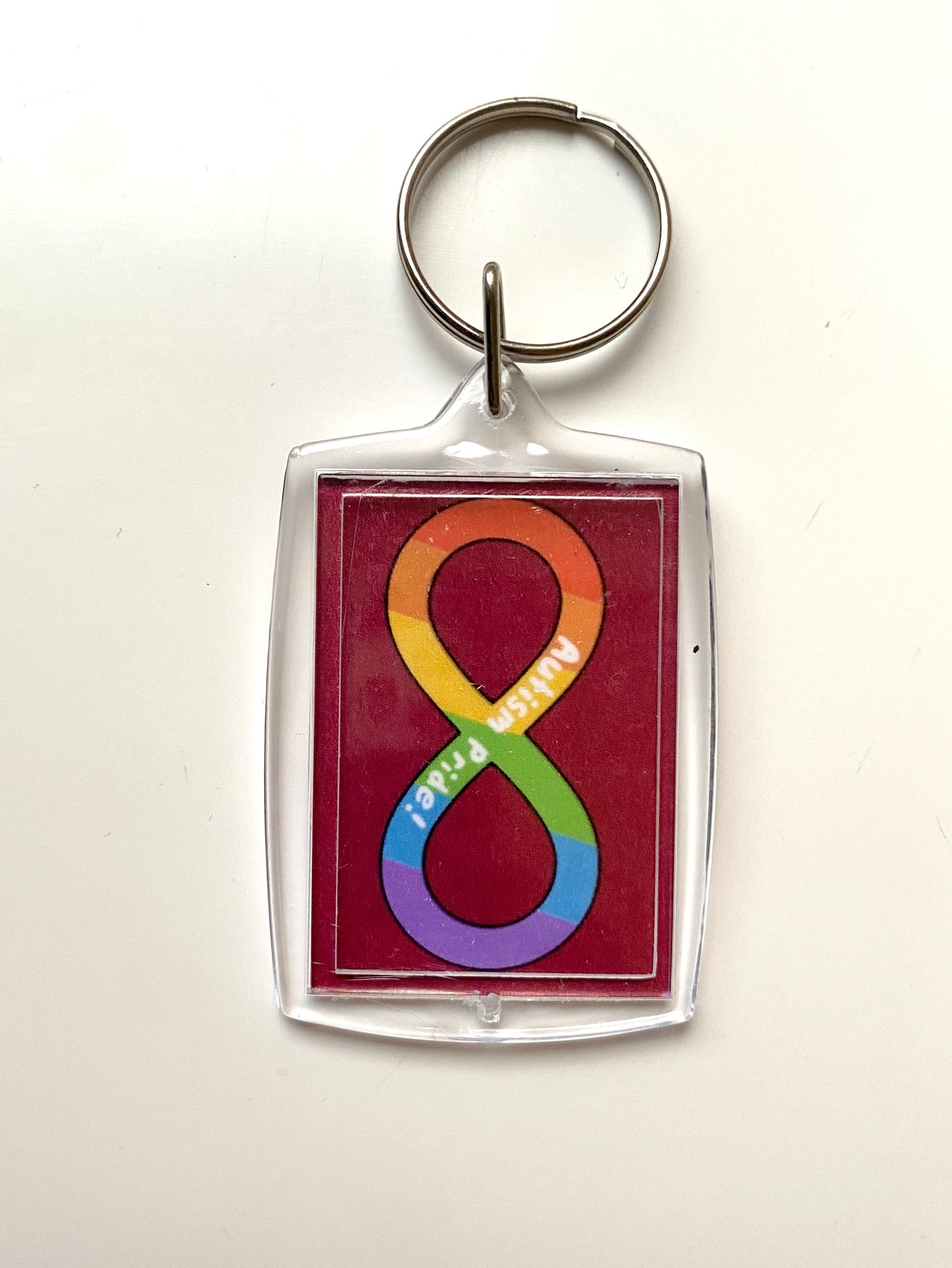 Autism awareness art print keychain