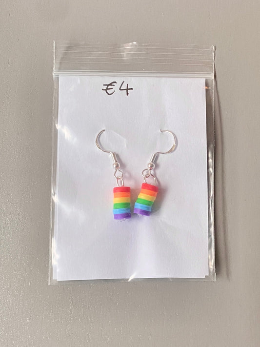 LGBTQ+ pride rainbow earrings