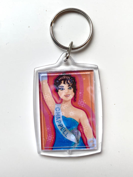 Chappell Roan art print keychain