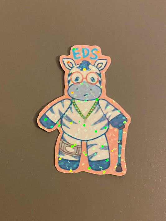 EDS zebra sticker