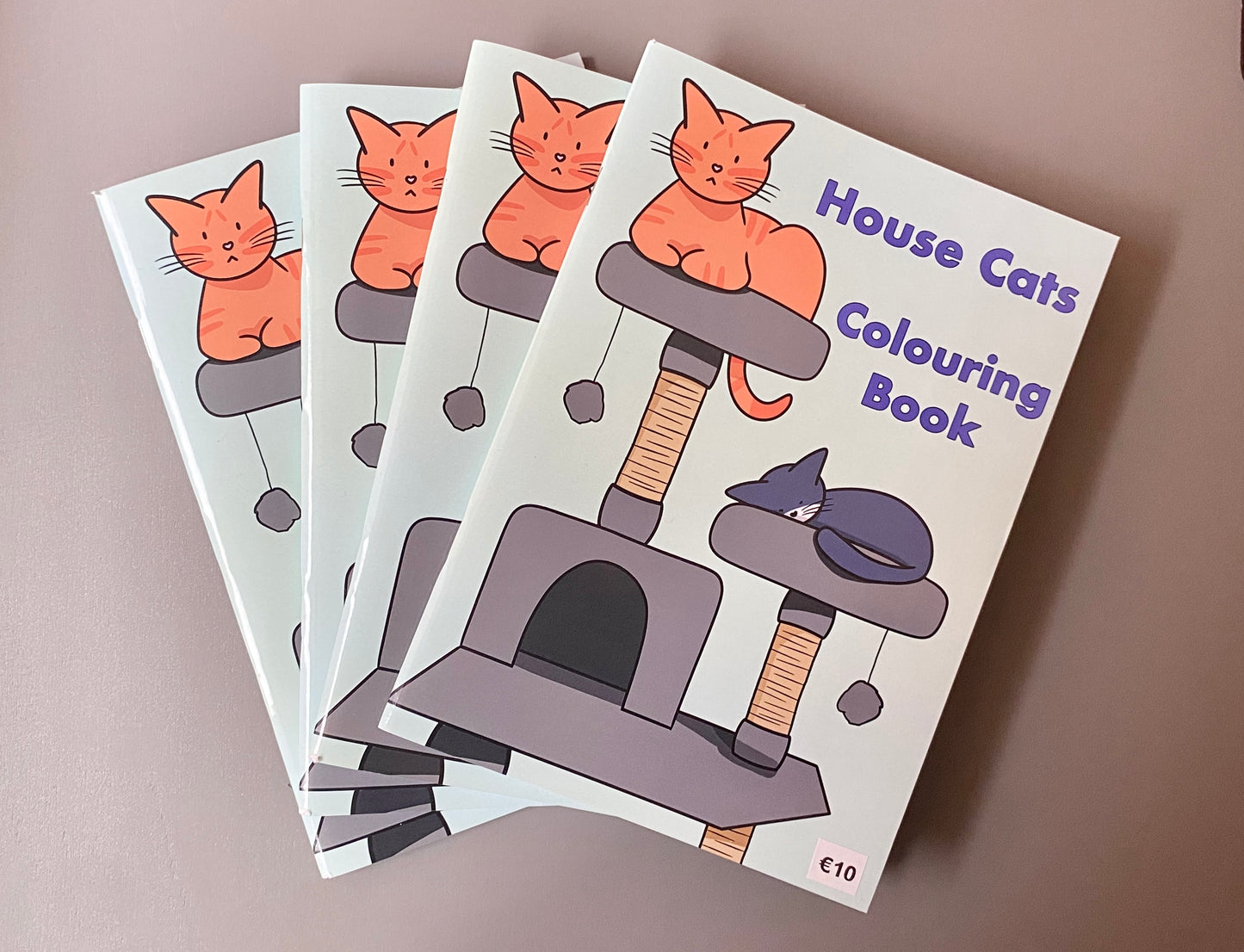 House Cats Colouring Book