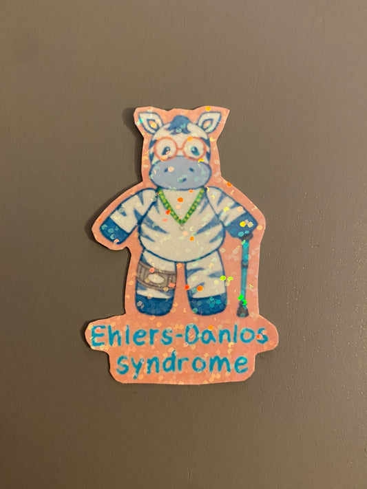 EDS zebra sticker